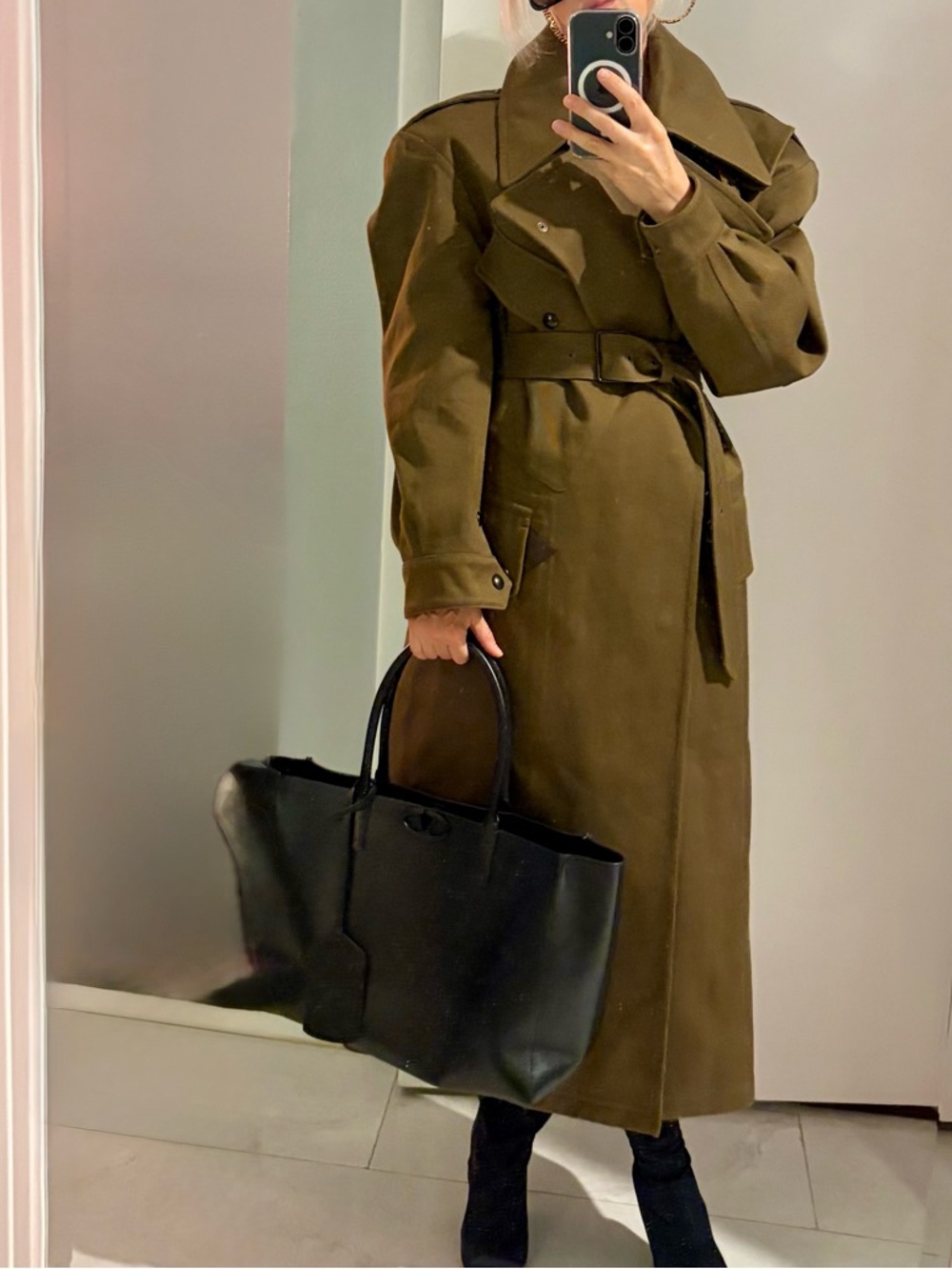 SAINT LAURENT
Belted Coat - Picture 8 of 8